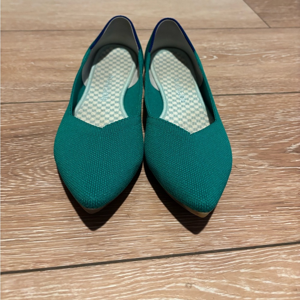 Rothy's The Point Shamrock Kelly Green Flats
Ballet Slip On Size 8